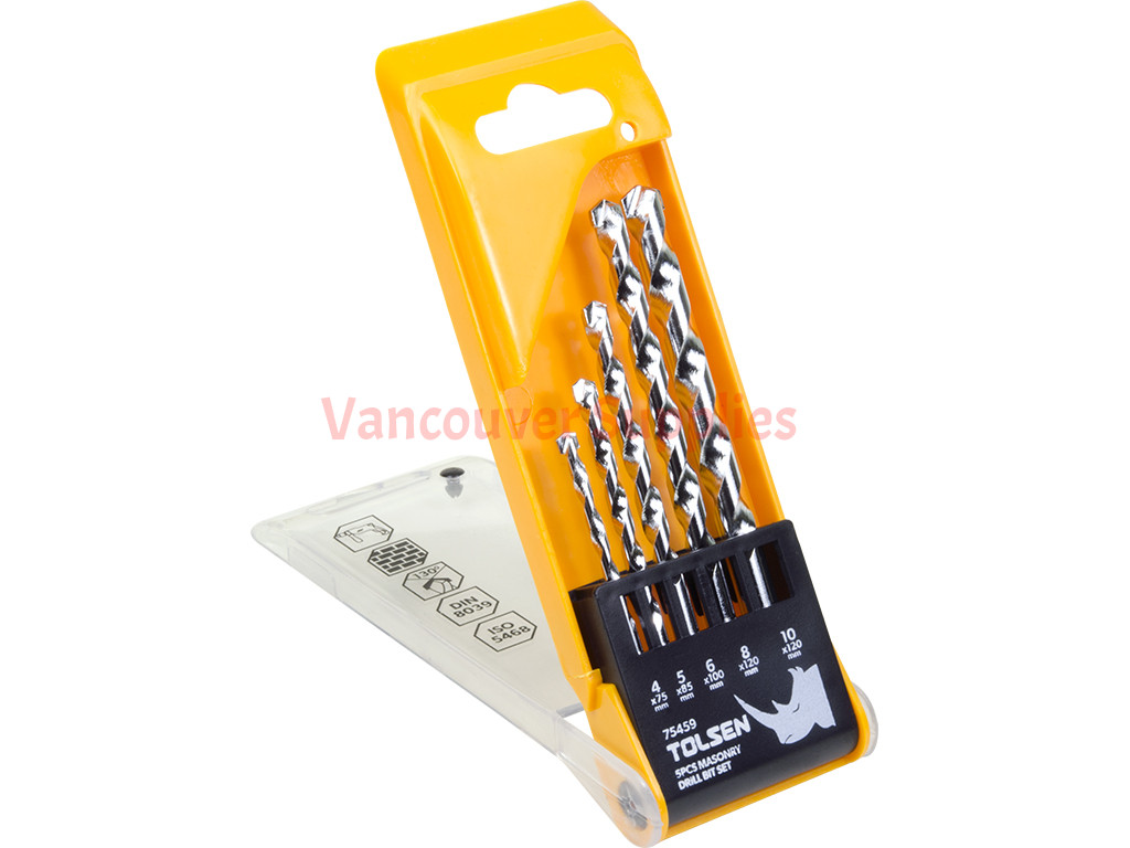 5pcs 4mm 10mm Masonry Brick Block Tile Concrete Drill Drilling